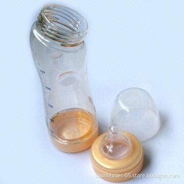 Pure Medical Grade Silicone Bottles for Babies' Use with Anti-colic, Dishwasher Safe